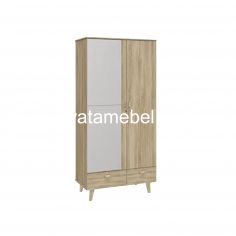 Wardrobe 2 Doors - GARVANI EDEN 2P / Dakota Oak